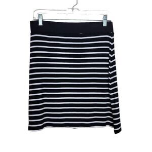 a.n.a A New Approach Stripe Stretch Pull On Knit Skirt